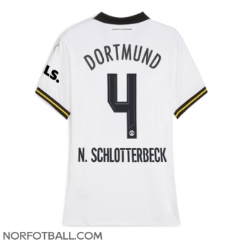 Billige Fotballdrakt Borussia Dortmund Nico Schlotterbeck #4 Replika Tredjedrakt Dame 2024-25 Kortermet